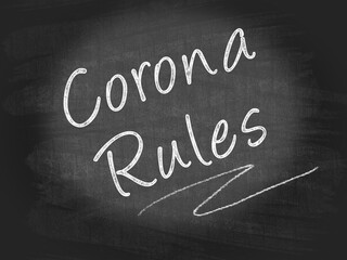 Rules for corona virus pandemic prevention. Text for social media content, news, blog, poster, card, wall poster.