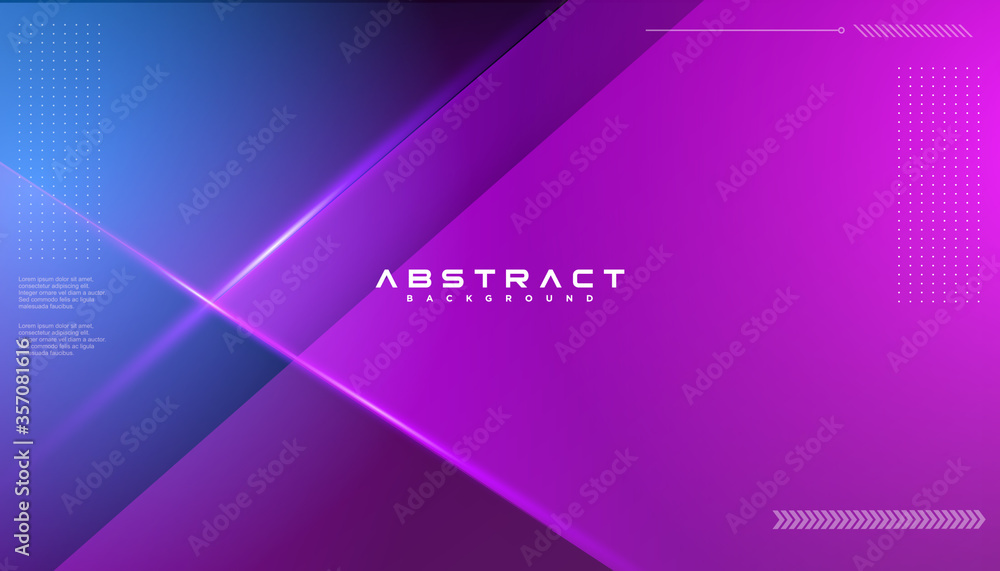 Poster modern geometric shape abstract background gradient colorful. vector illustration