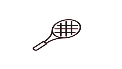 tennis racket and ball