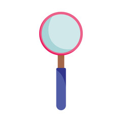 magnifying glass search isolated icon design white background