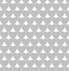 Love heart seamless repeat pattern background