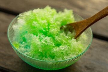 かき氷　Simple Asian style cold shaved ice