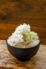 かき氷　Simple Asian style cold shaved ice
