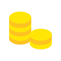 The best coin icon, illustration vector. Suitable for many purposes.