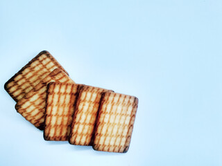 cookies on a white background