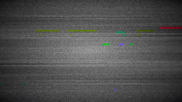 Digital Noise Screen No Signal Glitch Lines Strobe Abstract Background