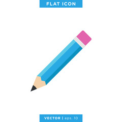Pencil icon vector design template