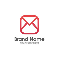 Fototapeta premium Mail logo design template