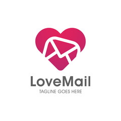 Mail logo design template