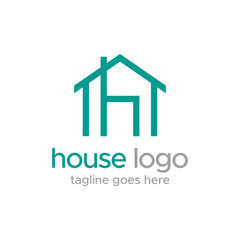 Real estate logo design template