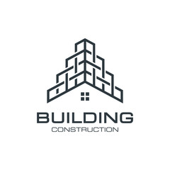 Building logo design template