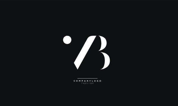 VB Letter Logo Alphabet Design Icon Vector Symbol