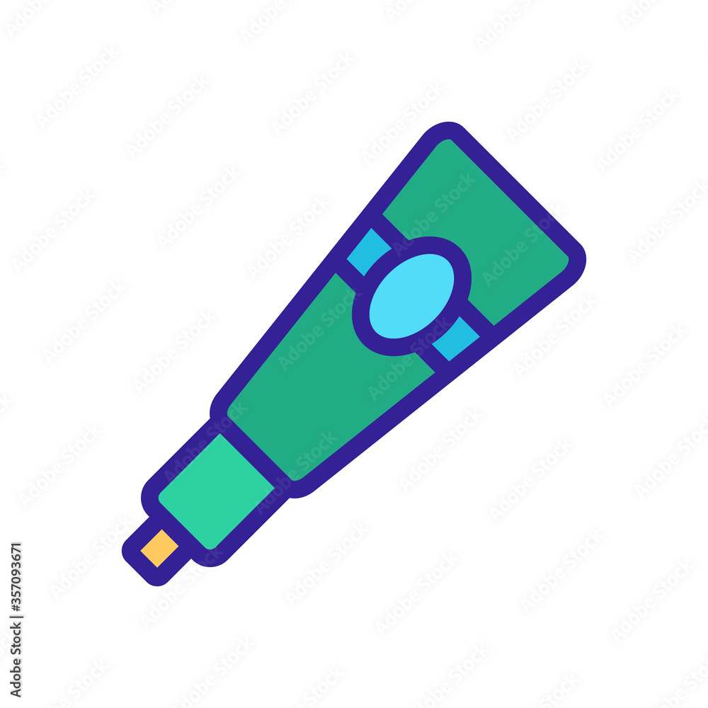 Poster 3d pen constructor icon vector. 3d pen constructor sign. isolated color symbol illustration