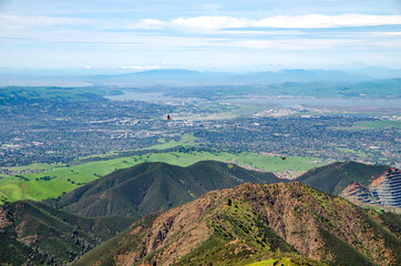 Panoramic view of Mount Diablo, California