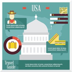 usa travel infographic