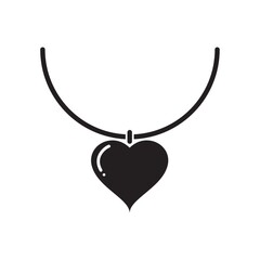 heart shaped pendant necklace