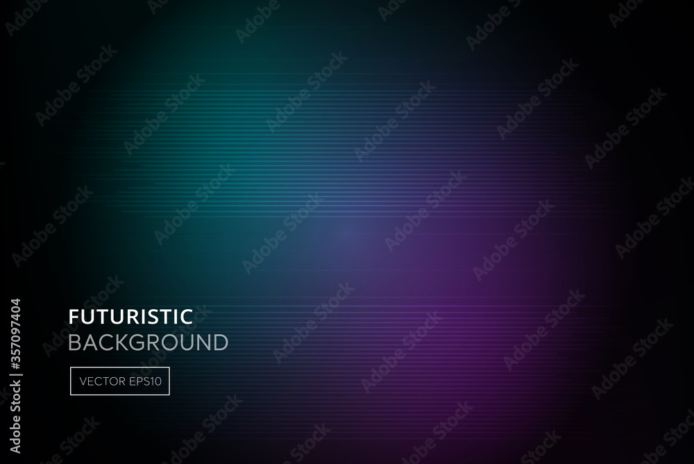Canvas Prints dark gradient futuristic cyberpunk background with greenish and pink glowing light in the middle