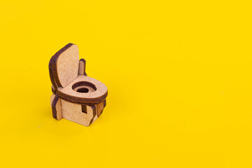 Tiny toy toilet