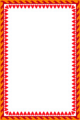 vector stamp with a frame