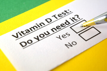 Obraz premium Questionnaire