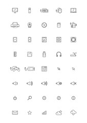 computer icon set