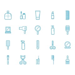 set of beauty icons