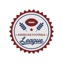 american football badge