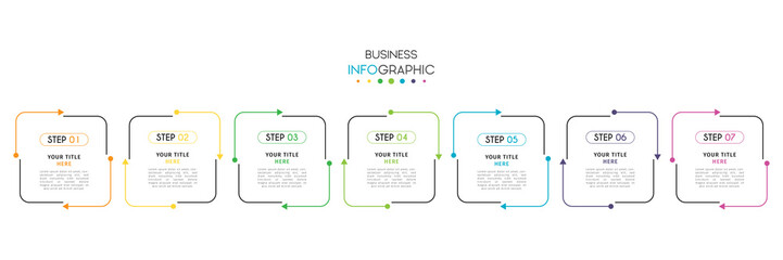 Obraz premium Business infographic element with options, steps, number vector template design