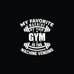 Gym vector  t-shirt design template