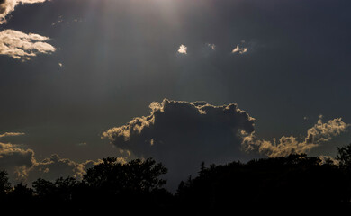 Cumulonimbus Cloud in the Sun