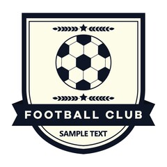 Obraz premium football club logo