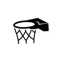 Fototapeta na wymiar basket ring icon glyph style design