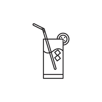recommend clip art: glass of drink with a straw