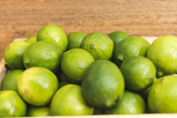 limes in the basket