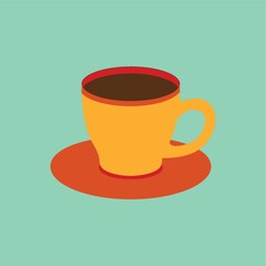 coffee cup with saucer