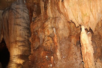 Cave with lots of stalagmite and stalactite 