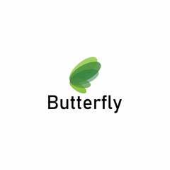 butterfly logo illustrations are suitable for companies such as energy, health, business consulting 