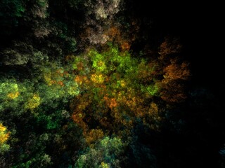 Imaginatory fractal background Image