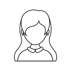 Obraz na płótnie Canvas girl avatar