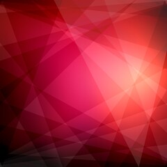 Red diamond abstract background. Geometric pattern. Glow crystal texture.