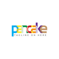 Logo design concept about pancake in vector file.