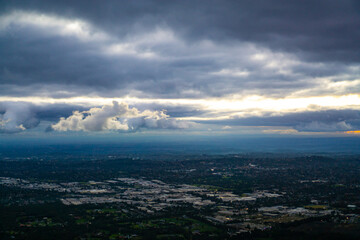 View of city from the top