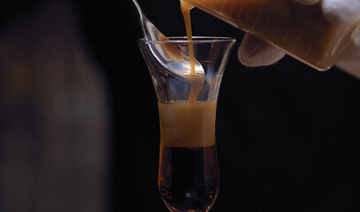 Preparation of cocktail B-52
