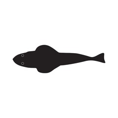 silhouette of fish