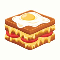 sandwich with fried egg