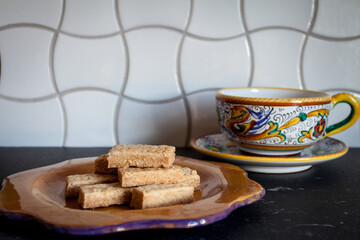 cup of tea and short bread