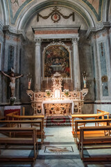 Fototapeta na wymiar Mother church of Noci. Puglia. Italy. 