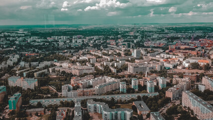aerial view of Poland