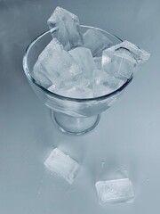 glass with ice