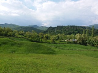 landscape in the mountains